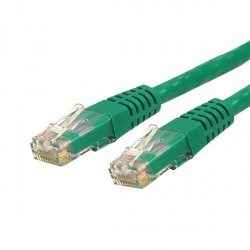 StarTech.com Cable Patch Cat6 UTP Moldeado RJ-45 Macho - RJ-45 Macho, 10.7 Metros, Verde 