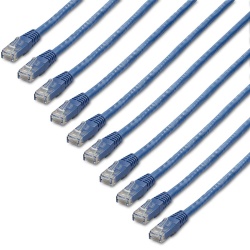 StarTech.com Cable Patch Cat6 UTP Moldeado RJ-45 Macho - RJ-45 Macho, 1.8 Metros, Azul  