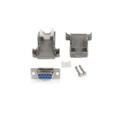 StarTech.com Conector D-SUB DB9 Serial Hembra Ensamblado con Carcasa Plástica 