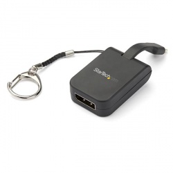 StarTech.com Mini Adaptador USB C Macho - DisplayPort Hembra, Negro ― ¡Compra y recibe $100 de saldo para tu siguiente pedido! Limitado a 15 unidades por cliente 