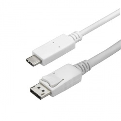 StarTech.com USB C Macho - DisplayPort Macho, 3 Metros, Blanco 