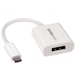 StarTech.com Adaptador de Video Externo USB-C Macho - DisplayPort Hembra, Blanco 