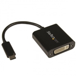 StarTech.com Adaptador Gráfico USB 3.1 Tipo C - DVI, Negro 