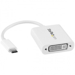 StarTech.com Adaptador USB-C Macho - DVI Hembra, Blanco 