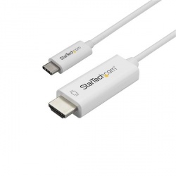 StarTech.com Cable USB-C Macho - HDMI 4K Macho, 3 Metros, Blanco 