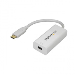 StarTech.com Adaptador de Video USBC Macho - Mini DisplayPort Hembra, Blanco, 4K 