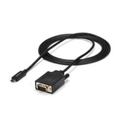 StarTech.com Cable USB C Macho - VGA (D-Sub) Macho, 2 Metros, Negro 