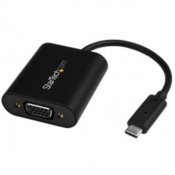 StarTech.com Adaptador de Video Externo USB-C Macho - VGA Hembra, Negro 