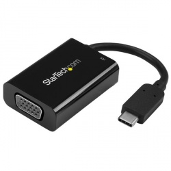 StarTech.com Adaptador USB-C Macho - VGA Hembra, Negro 