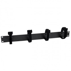 StarTech.com Organizador de Cables Horizontal para Rack, 1U, 2 Puertos, Negro 
