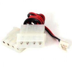 StarTech.com Cable de Poder LP4 Macho - 3-pin Molex/LP4 Macho, 30cm 