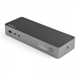 StarTech.com Docking Station DK30C2DPEP USB 3.0, 2x USB-A 3.0, 1x USB-C, 2x HDMI, 2x DisplayPort, Negro/Gris 