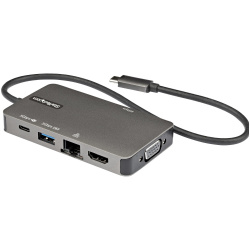 StarTech.com Docking Station DKT30CHVPD2 USB-C, 2x USB-A 3.0, 1x USB-C 3.0, 1x HDMI, 1x RJ-45, Negro/Gris 