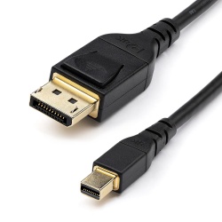 StarTech.com Cable Mini DisplayPort Macho - DisplayPort 1.4 Macho, 8K, 60Hz, 1 Metro, Negro, Certificado VESA 