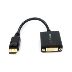 StarTech.com Cable DisplayPort 1.2 Macho - DVI Hembra, 15cm, 1080p, Negro 