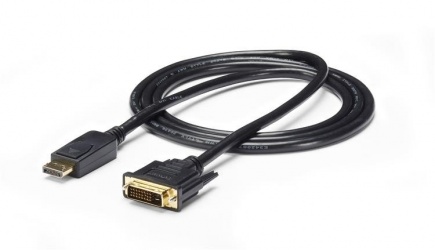 StarTech.com Cable DisplayPort 1.2 Macho - DVI Macho, 1080P, 60Hz, 1.8 Metros, Negro 