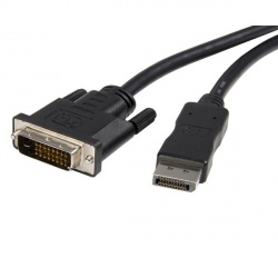 StarTech.com Cable DisplayPort 1.2 Macho - DVI-D Macho, 1080p, 1.8 Metros, Negro 