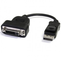 StarTech.com Adaptador Activo DisplayPort Macho - DVI Hembra, Negro 