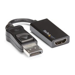 StarTech.com Adaptador DisplayPort 1.4 Macho - HDMI Hembra, 4K, 60Hz, 21cm, Negro 