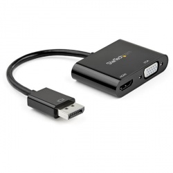 StarTech.com Adaptador DisplayPort Macho - HDMI/VGA Hembra  