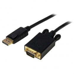 StarTech.com Cable DisplayPort 1.2 Macho - VGA (D-Sub) Macho, 1080p, 3 Metros, Negro 