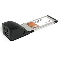 StarTech.com ExpressCard EC230USB, 480Mbit/s, 2 Puertos USB 
