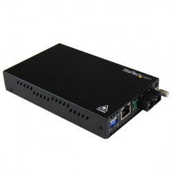 StarTech.com Convertidor de Medios Gigabit Ethernet a Fibra Multimodo Conector SC - 550m 