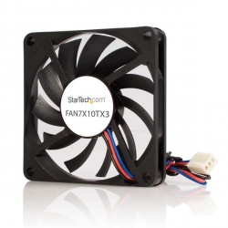 Ventilador StarTech.com FAN7X10TX3, 70mm, 3500RPM, Negro  