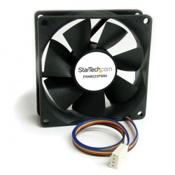 Ventilador StarTech.com FAN8025PWM, 80mm, 2500RPM, Negro  