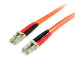 StarTech.com Cable Fibra Óptica Multimodo OM1 LC Macho - LC Macho, 2 Metros, Naranja 