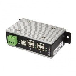 StarTech.com Hub USB-B 2.0 - 4 Puertos USB 2.0 Hembra, 480Mbit/s, Negro 