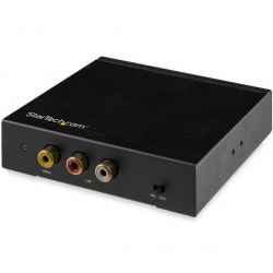 Startech.com Convertidor de Video HDMI - RCA con Audio, Negro 