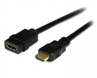 StarTech.com Cable HDMI Macho - HDMI Hembra, 4K, 30Hz, 2 Metros, Negro 