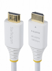 StarTech.com Cable HDMI2-CABLE-4K60-6FW HDMI 2.0 Macho - HDMI Macho, 18 Gbit/s, 1.8 Metros 