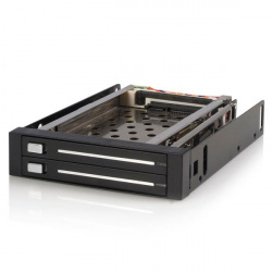 StarTech.com Rack Móvil Backplane de 2 Discos Duros HDD SATA 2.5'' sin Bandeja Bahía 