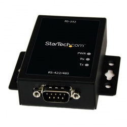 StarTech.com Conversor Adaptador Serie RS-232 a RS-S422 y RS-485, Puerto Serial DB9 Protección Electrostática 15KV 
