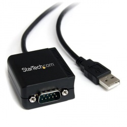 StarTech.com Cable USB a 1 Puerto Serie Serial RS232 DB9 FTDI Aislamiento Óptico, 1.8 Metros 