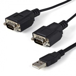 StarTech.com Cable USB A – 2x Serial DB9, 1.83 Metros 
