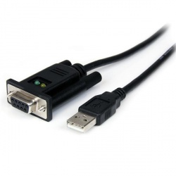 StarTech.com Cable USB - RS-232, 1 Metro, Negro 
