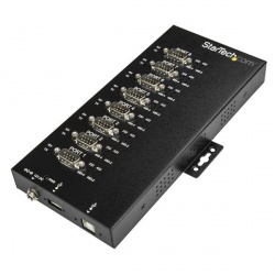 StarTech.com Adaptador Industrial USB - 8 Puertos Serial DB9, Negro 