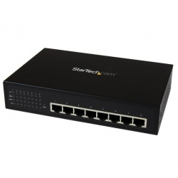 Switch StarTech.com Gigabit Ethernet IES81000POE, 8 Puertos 10/100/1000Mbps, 2 Gbit/s - No administrado 