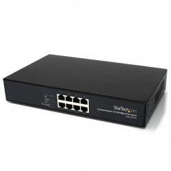 Switch StarTech.com Fast Ethernet IES8100POE, 8 Puertos 10/100Mbps - Administrable 