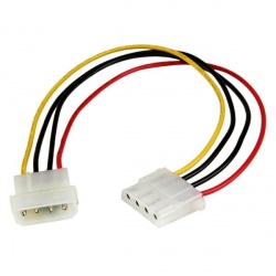 StarTech.com Cable de Poder Molex 4-pin Macho - Molex 4-pin Hembra, 30cm 