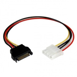 StarTech.com Cable de Poder SATA Macho - Molex (4-pin) Hembra, 30cm  