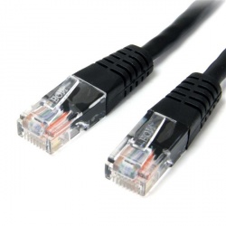 StarTech.com Cable Patch Cat5e UTP Moldeado RJ-45 Macho - RJ-45 Macho, 7.6 Metros, Negro 