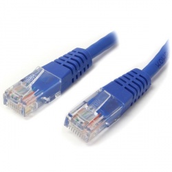 StarTech.com Cable Patch Cat5e UTP Moldeado RJ-45 Macho - RJ-45 Macho, 1.8 Metros, Azul  