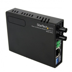 StarTech.com Convertidor de Medios Ethernet 10/100 Mbps a Fibra Multimodo ST - 2km 