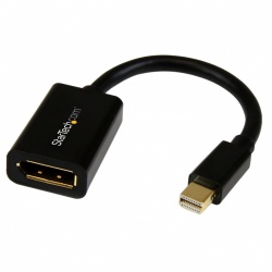 StarTech.com Adaptador Mini DisplayPort 1.1 Macho - DisplayPort Hembra, 20cm, Negro 