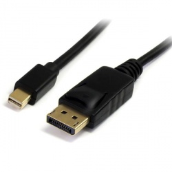 StarTech.com Cable Mini DisplayPort Macho - DisplayPort Macho, 3 Metros, Negro 