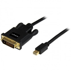StarTech.com Cable mini DisplayPort 1.2 Macho - DVI-D Macho, 1080p, 3 Metros, Negro 